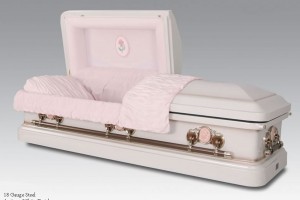Photo of Marion 18 Gauge Steel with Pink Velvet Interior from Hindman Funeral Homes, Inc.