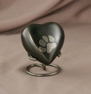 Hin Heart Display Stand Pet Urn from Hindman Funeral Homes, Inc.