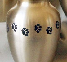 Photo of Brass Classic Pet Urn from Hindman Funeral Homes, Inc.