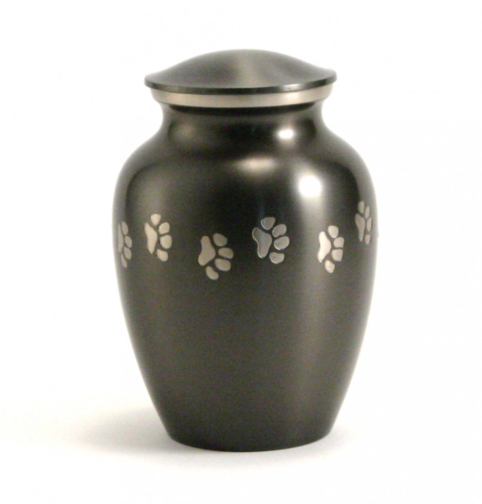 Classic Slate with Paw Prints Pet Urn from Hindman Funeral Homes, Inc.