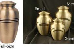 Photo of Basic Brass Pet Urn from Hindman Funeral Homes, Inc.