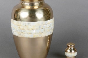 Photo of Mother of Pearl Urn from Hindman Funeral Homes