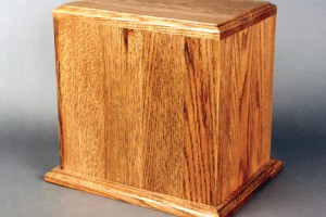 Photo of Oakwood urn from Hindman Funeral Homes & Crematory, Inc.