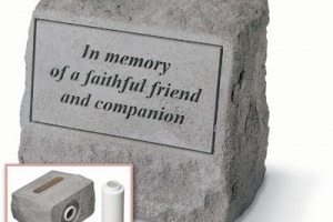 Photo of Cast Stone 2B Pet Urn from Hindman Funeral Homes, Inc.