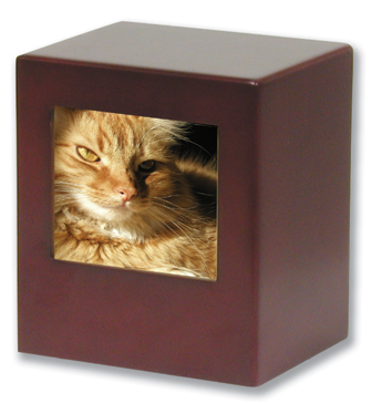 Cherry urn Pet Urn from Hindman Funeral Homes, Inc.