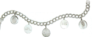 Photo of Double-Link Bracelet with Charms from Hindman Funeral Homes, Inc.