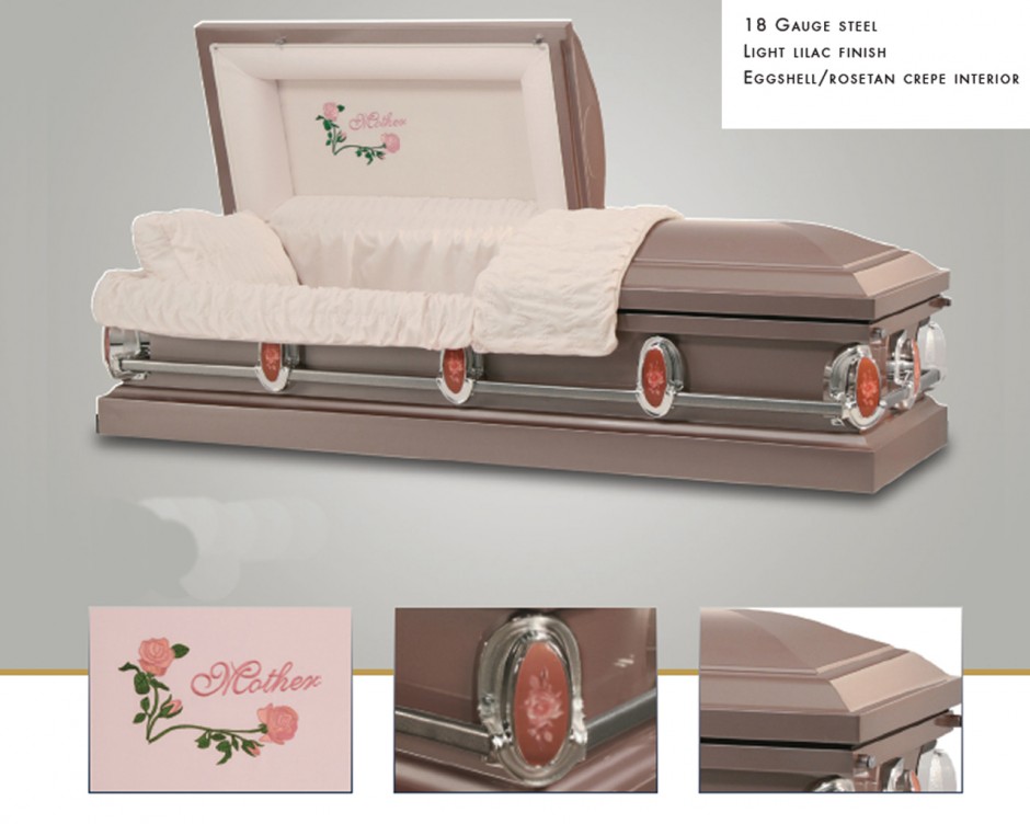 Imperial with Mother Panel and Light Pink Crepe Interior from Hindman Funeral Homes, Inc