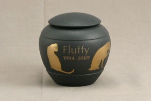 Photo of Silhouette Cats Pet Urn from Hindman Funeral Homes, Inc.