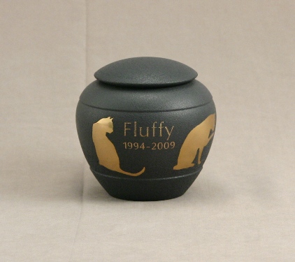 Silhouette Cats Pet Urn from Hindman Funeral Homes, Inc.
