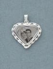 Engraved Silver Heart from Hindman Funeral Homes, Inc.