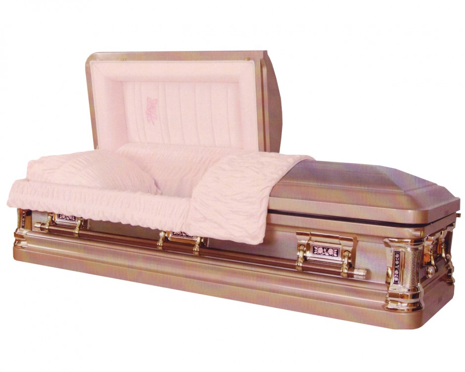 Almeada Rose 18 Gauge Steel with Pink Velvet interior from Hindman Funeral Homes, Inc.