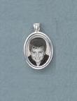 Engraved Sterling Silver Oval from Hindman Funeral Homes, Inc.